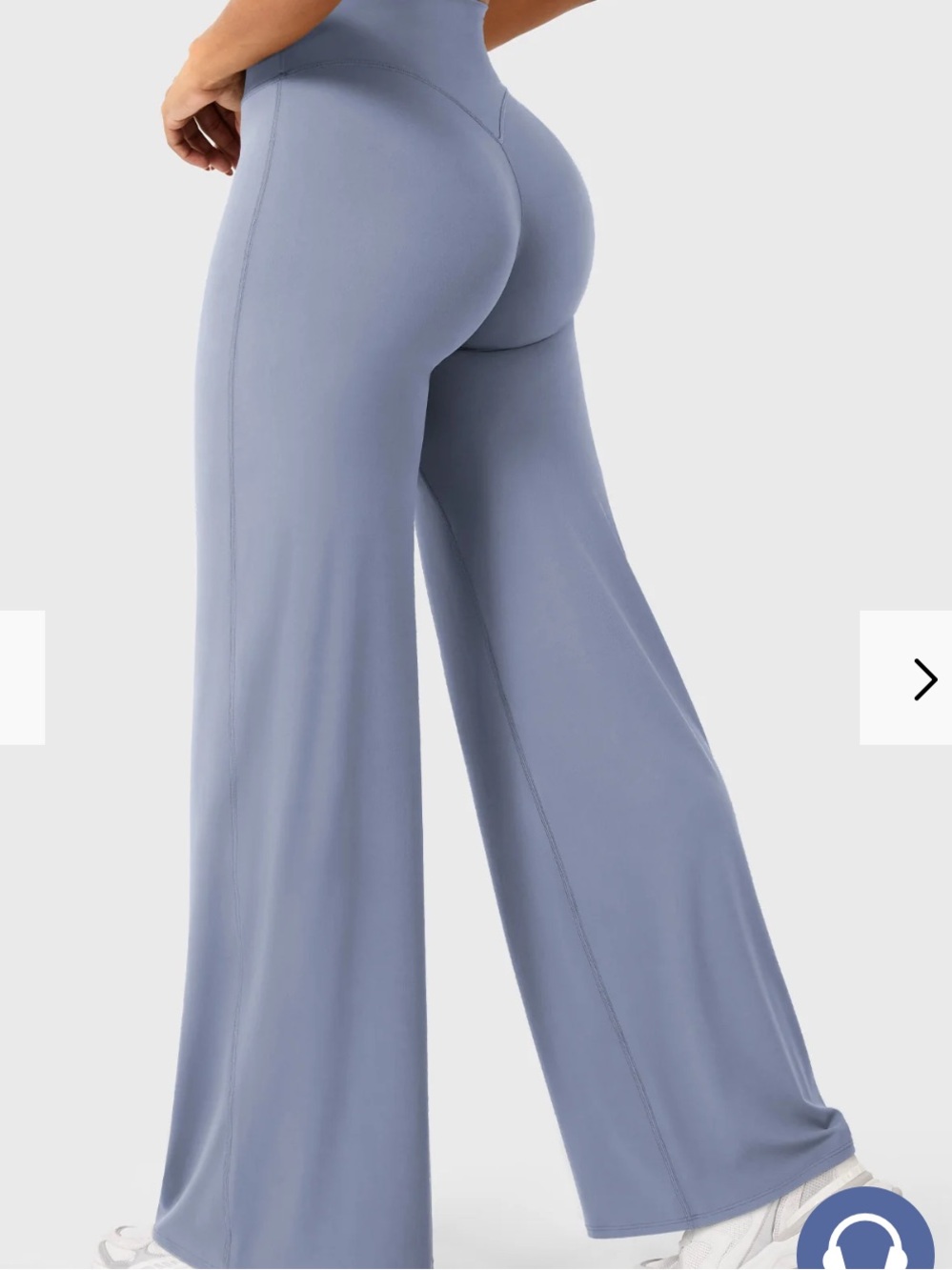 High Waisted Wide Leg Yoga Pants | Booty Contouring Butt Lift Lounge Trousers